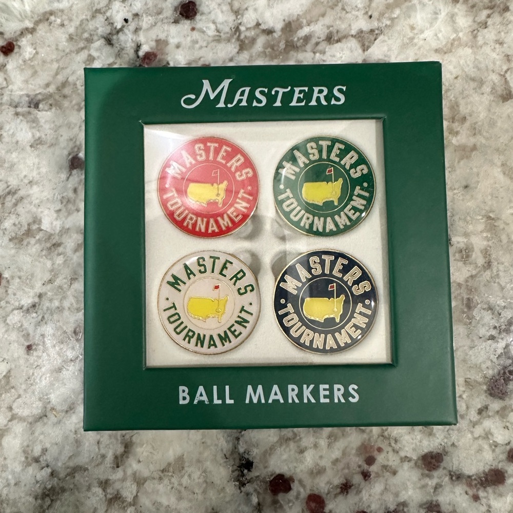 Masters Tournament Ball Markers Set
